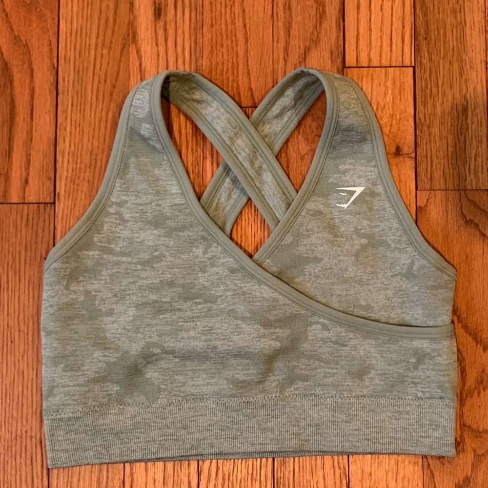 Gymshark Camo Sport bra